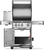 Rogue PRO 425 SIB Gas Grill | Stainless Steel BBQ | Infrared Side Burner | Cast Iron Cooking Grids | WAVE Grids | Ember BBQ Co UK