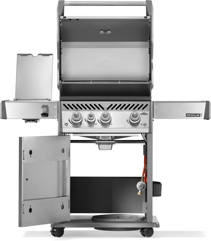 Rogue PRO 425 SIB Gas Grill | Stainless Steel BBQ | Infrared Side Burner | Cast Iron Cooking Grids | WAVE Grids | Ember BBQ Co UK