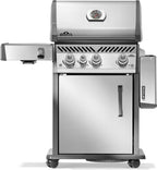 Rogue PRO 425 SIB Gas Grill | Stainless Steel BBQ | Infrared Side Burner | Cast Iron Cooking Grids | WAVE Grids | Ember BBQ Co UK