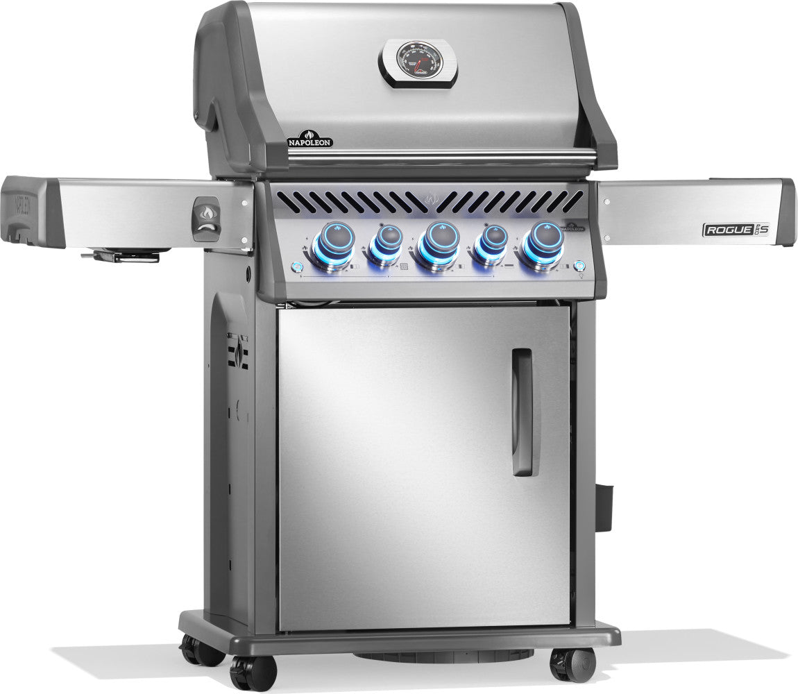 Rogue PRO-S 425 RSIB Gas Grill | Stainless Steel BBQ | Infrared Side Burner | Infrared Rear Burner | WAVE Cooking Grids | Ember BBQ Co UK
