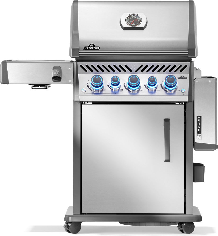 Rogue PRO-S 425 RSIB Gas Grill | Stainless Steel BBQ | Infrared Side Burner | Infrared Rear Burner | WAVE Cooking Grids | Ember BBQ Co UK