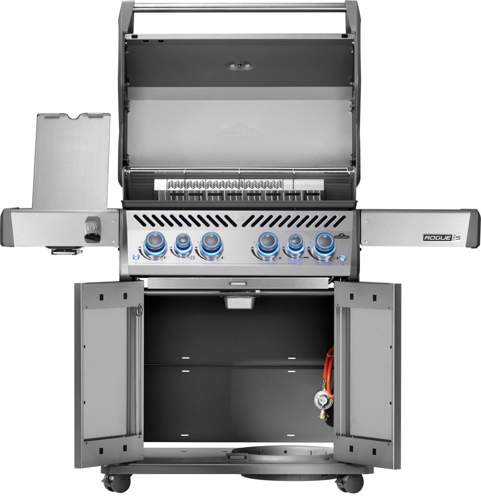 Rogue PRO-S 525 RSIB Gas Grill | Stainless Steel BBQ | Infrared Side Burner | Infrared Rear Burner | WAVE Cooking Grids | Ember BBQ Co UK