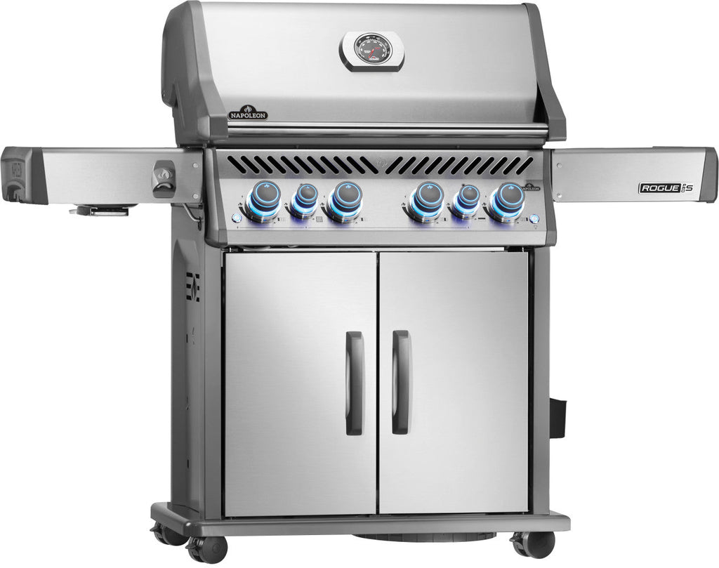 Rogue PRO-S 525 RSIB Gas Grill | Stainless Steel BBQ | Infrared Side Burner | Infrared Rear Burner | WAVE Cooking Grids | Ember BBQ Co UK