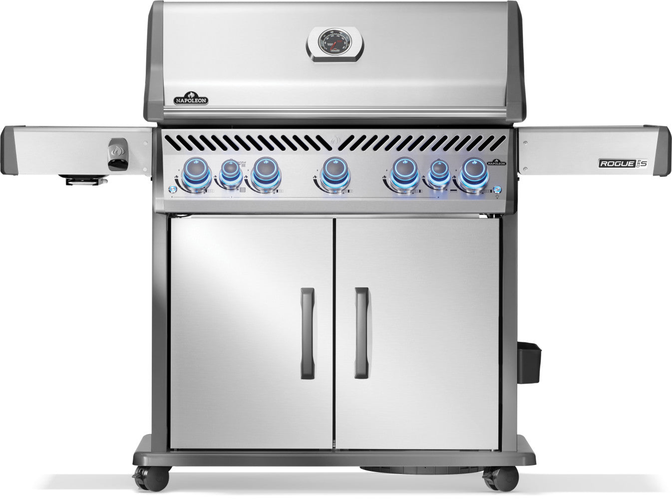 Rogue PRO-S 625 RSIB Gas Grill | Stainless Steel BBQ | Infrared Side Burner | Infrared Rear Rotisserie | WAVE Grids | Ember BBQ Co UK