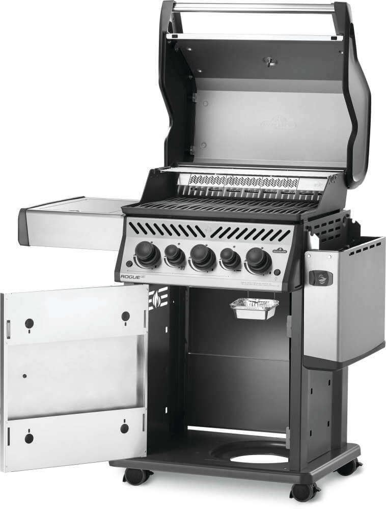Rogue SE 425 RSIB Gas Grill | Stainless Steel BBQ | Infrared Side Burner | Infrared Rear Rotisserie | WAVE Grids | Ember BBQ Co UK