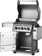 Rogue SE 425 RSIB Gas Grill | Stainless Steel BBQ | Infrared Side Burner | Infrared Rear Rotisserie | WAVE Grids | Ember BBQ Co UK