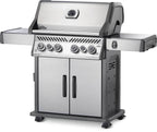 Rogue SE 525 RSIB Gas Grill | Stainless Steel BBQ | 4 Burners | Infrared SIZZLE ZONE | Rear Rotisserie Burner | WAVE Grids | Ember BBQ Co UK