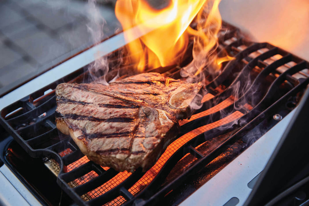 Rogue SE 625 RSIB Gas Grill | Stainless Steel BBQ | 5 Burners | Infrared SIZZLE ZONE | Rear Rotisserie Burner | WAVE Grids | Ember BBQ Co UK