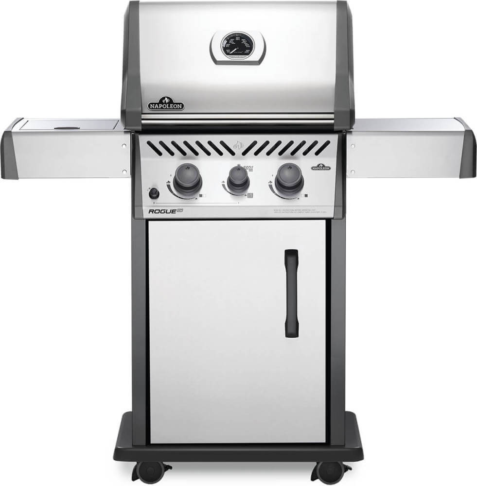 Rogue XT 365 SIB Gas Grill | Compact 2 Burner BBQ | Stainless Steel | Infrared Sizzle Zone | Cast Iron WAVE Grids | Ember BBQ Co UK