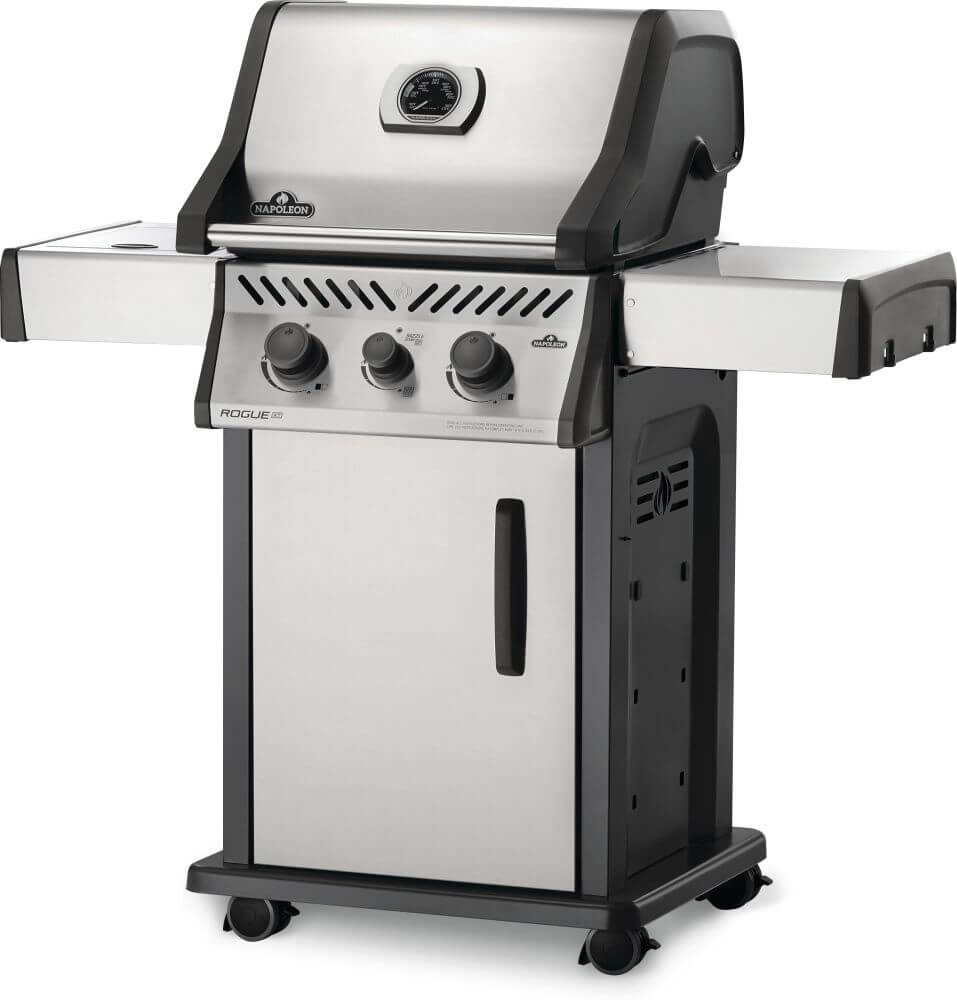 Rogue XT 365 SIB Gas Grill | Compact 2 Burner BBQ | Stainless Steel | Infrared Sizzle Zone | Cast Iron WAVE Grids | Ember BBQ Co UK
