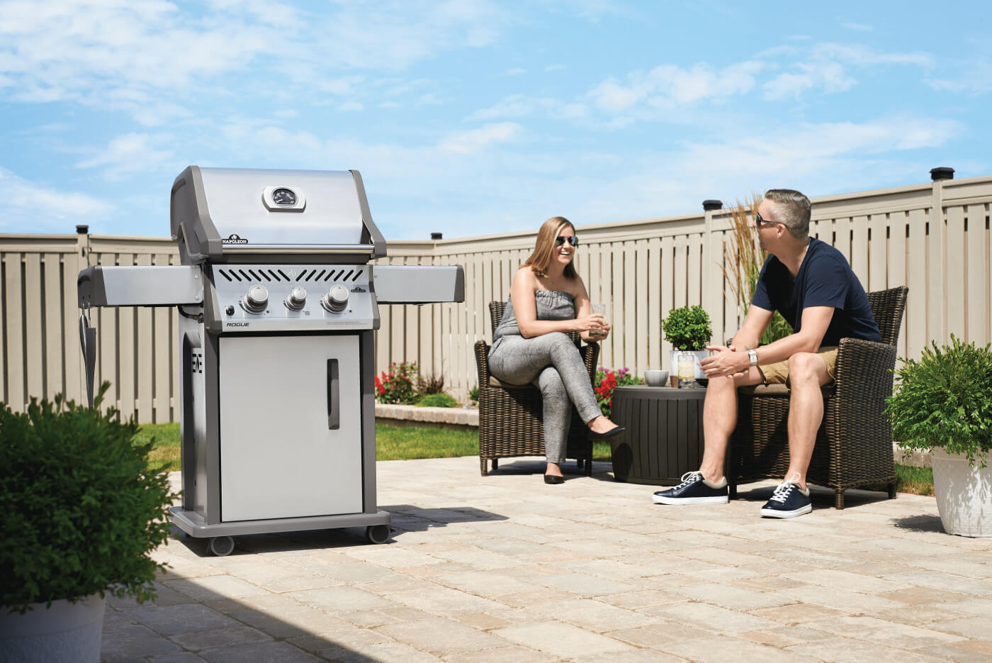 Rogue XT 365 SIB Gas Grill | Compact 2 Burner BBQ | Stainless Steel | Infrared Sizzle Zone | Cast Iron WAVE Grids | Ember BBQ Co UK