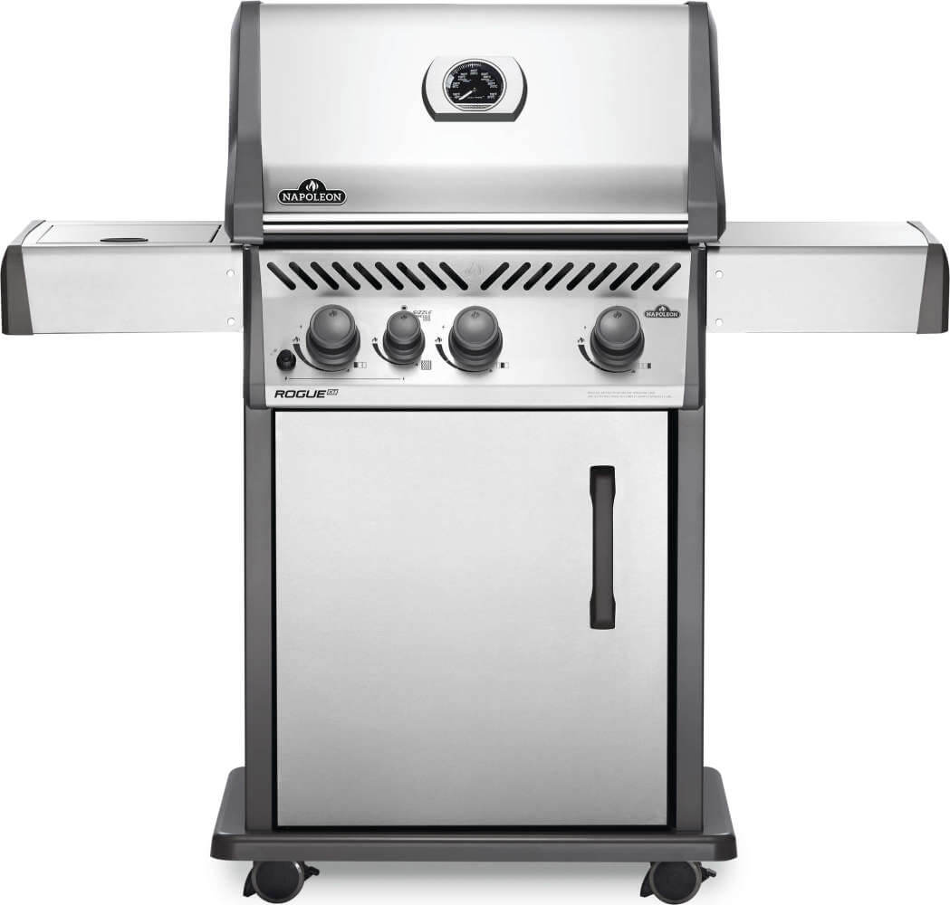 Rogue XT 425 SIB Gas Grill | Stainless Steel 3 Burner BBQ | Infrared Sizzle Zone | WAVE Cast Iron Grids | Ember BBQ Co UK