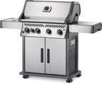 Rogue XT 525 SIB Gas Grill | Stainless Steel BBQ | 4 Burners | Infrared Side Burner | WAVE Cast Iron Grids | Ember BBQ Co UK