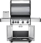 Rogue XT 525 SIB Gas Grill | Stainless Steel BBQ | 4 Burners | Infrared Side Burner | WAVE Cast Iron Grids | Ember BBQ Co UK