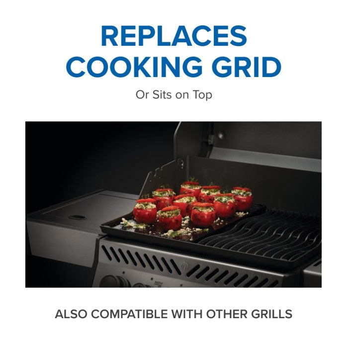 Napoleon Cast Iron Reversible Griddle | Fits Prestige® PRO 500 665 | Porcelain Coated Grill Griddle | Two-Sided Cooking Plate UK | Ember BBQ Co