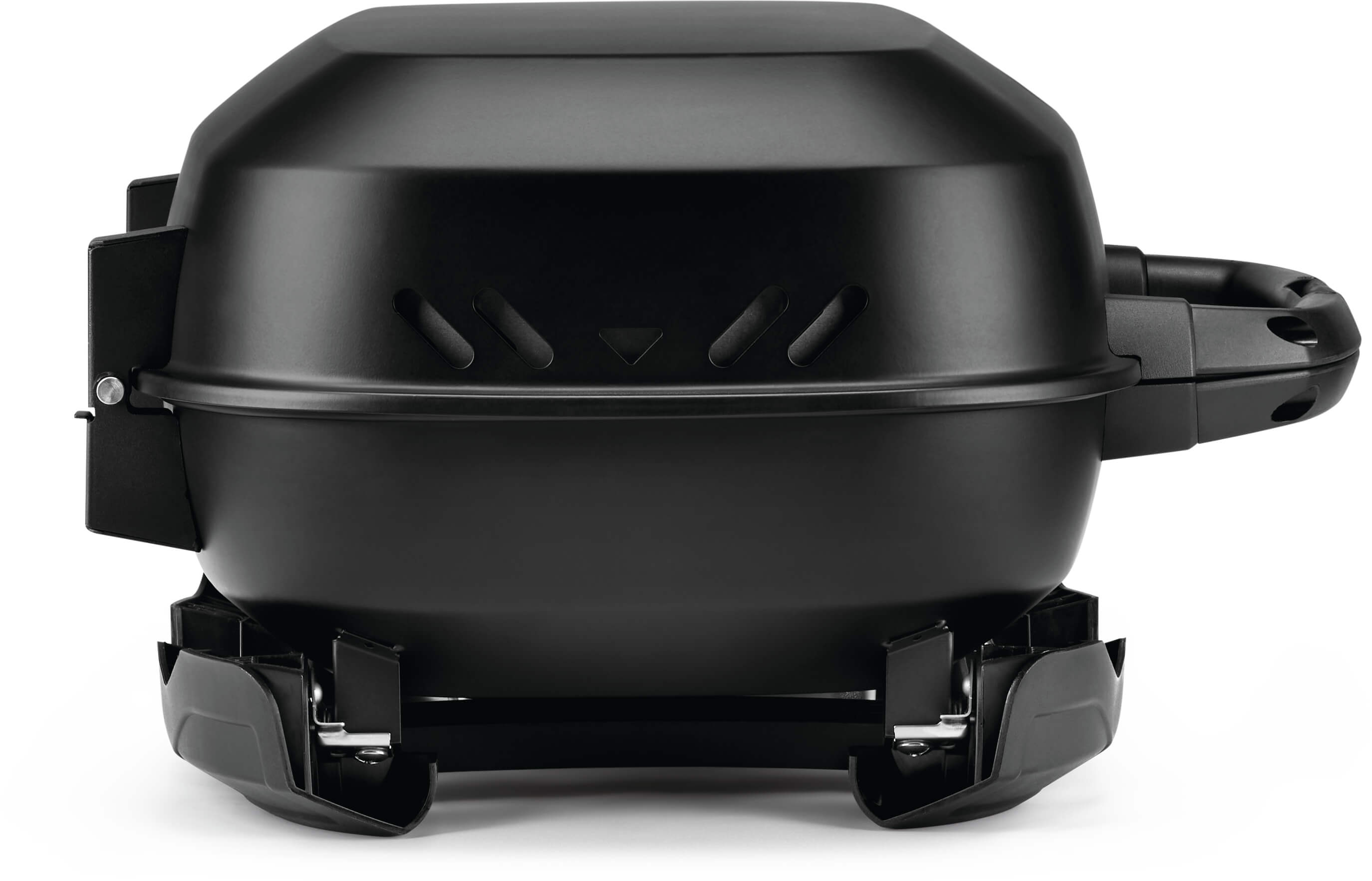 Napoleon TravelQ 240 Portable Gas Grill with Folding Legs and Cast Iron Grids