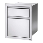 Napoleon 18 x 24 inch Double Drawer: Waste Bin - BI-1824-1W