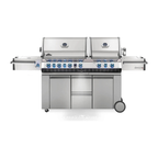 NAPOLEON PRESTIGE PRO825 GAS BBQ + FREE ROTISSERIE & COVER