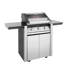 BeefEater 1600S Series - 3 Burner BBQ & Side Burner Trolley
