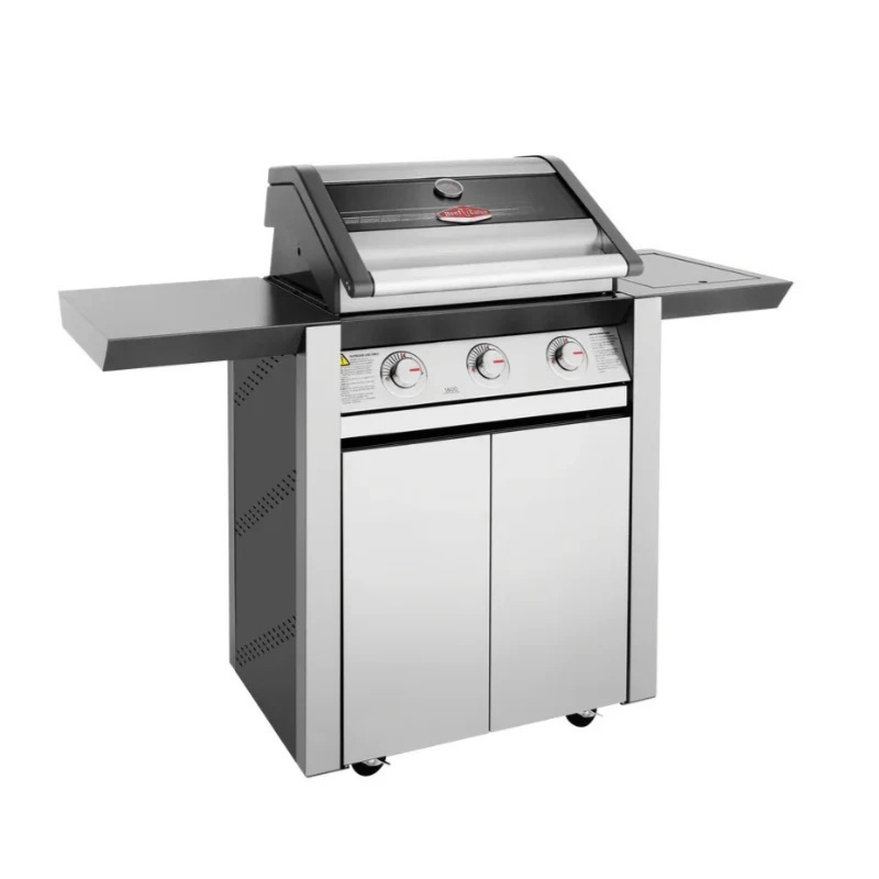 BeefEater 1600S Series - 3 Burner BBQ & Side Burner Trolley