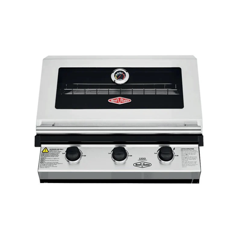 BeefEater 1200S Series - 3 Burner Built-In BBQ
