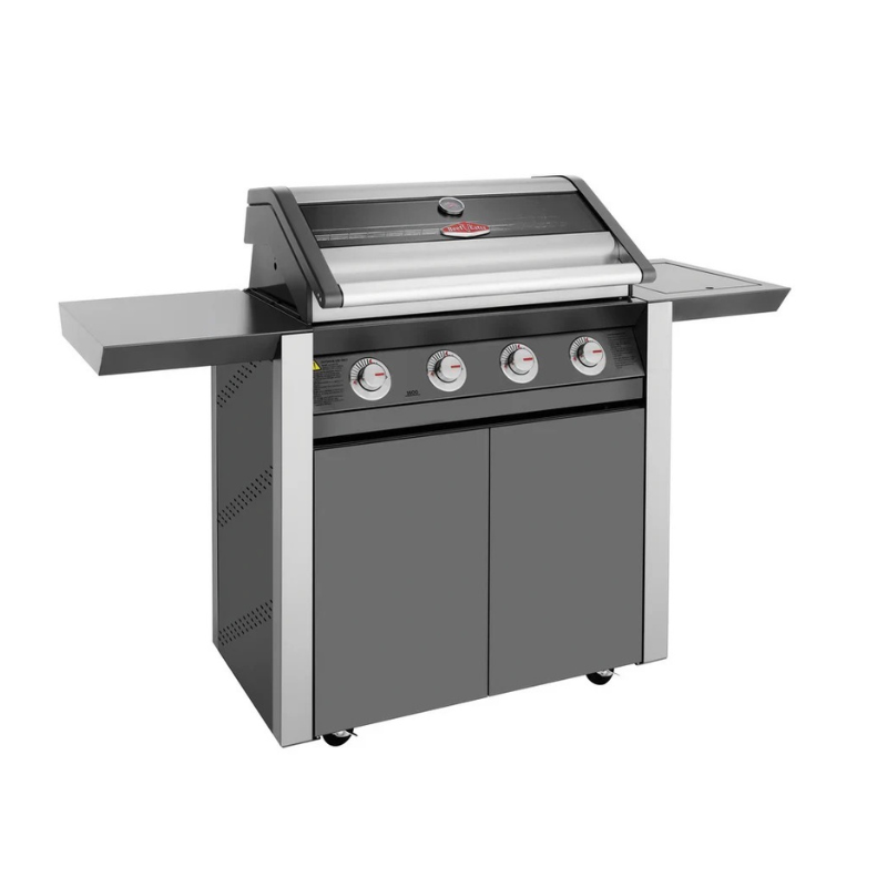 BeefEater 1600E Series - 4 Burner BBQ & Side Burner Trolley