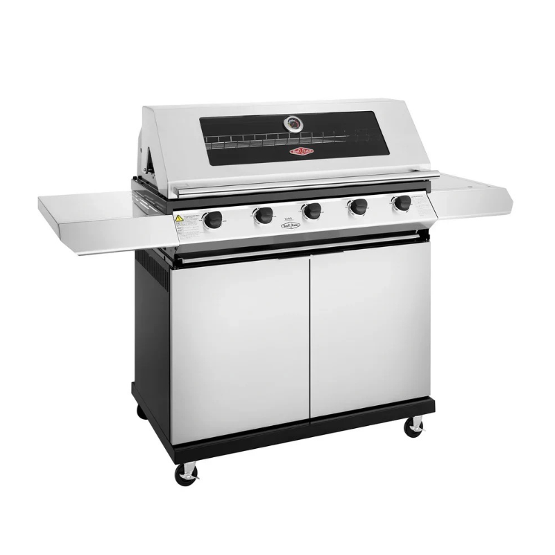 BeefEater 1200S Series - 5 Burner BBQ & Side Burner Trolley