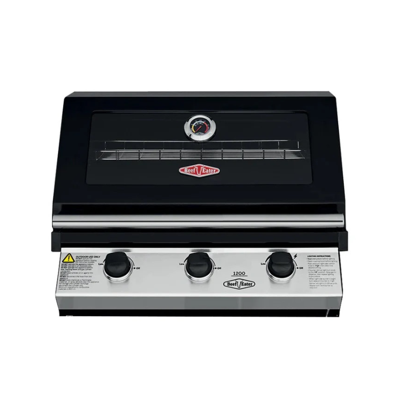 BeefEater 1200E Series - 3 Burner Built-In BBQ