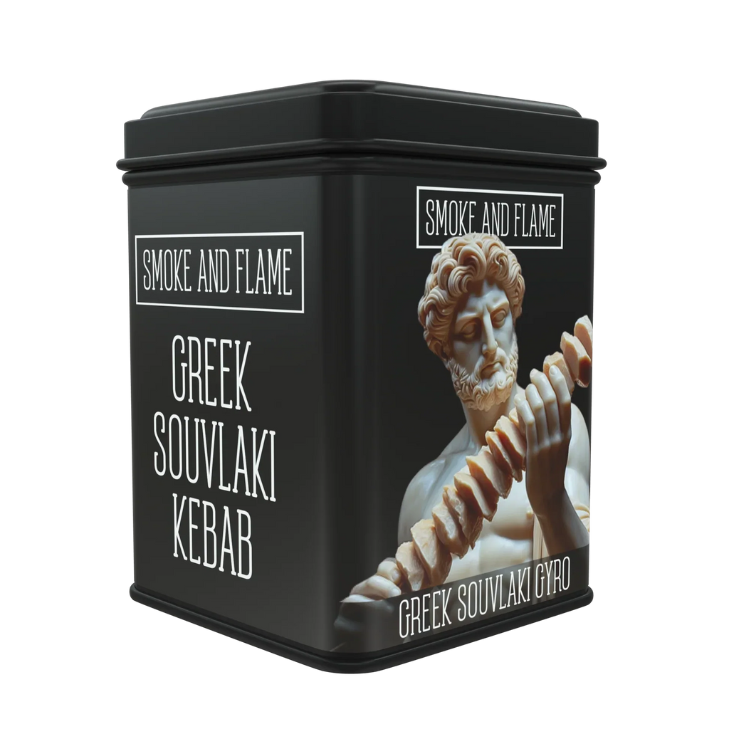Smoke and Flame Greek Souvlaki Chicken Gyro