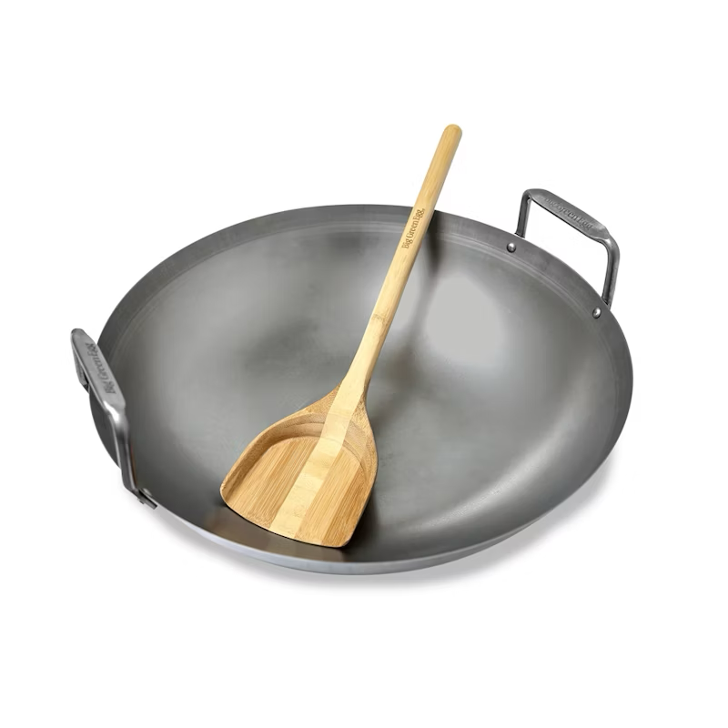 Big Green Egg Carbon Steel Wok for XL & Large EGGspander - AC6234