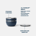 Yeti RAMBLER® MEDIUM INSULATED BOWL WITH LID
