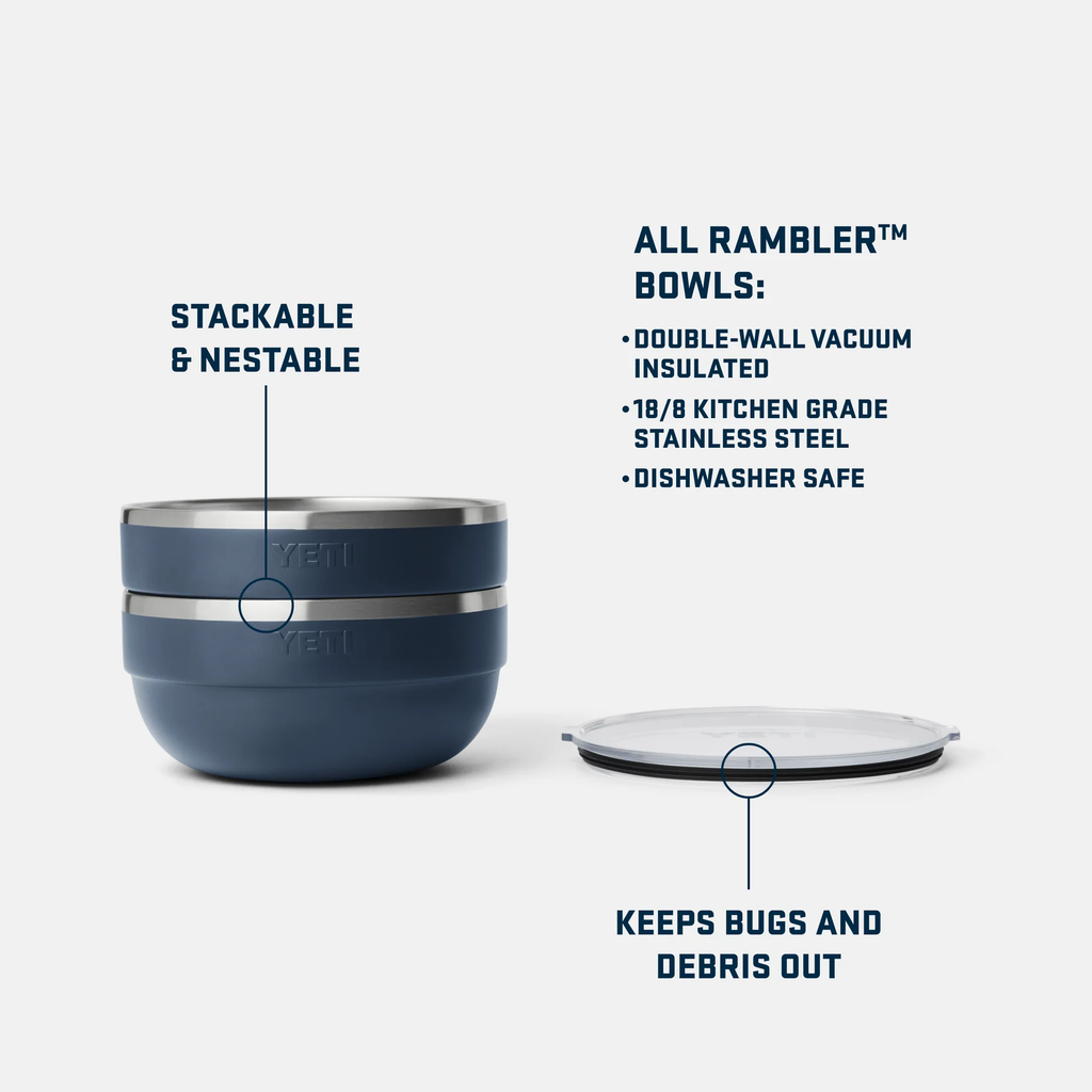 Yeti RAMBLER® LARGE INSULATED BOWL WITH LID