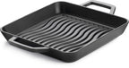 Napoleon Cast Iron Griddle Pan | 25x25 cm BBQ Griddle | Porcelain Coated Cast Iron Pan | WAVE Sear Mark Pan | Ember BBQ Co UK